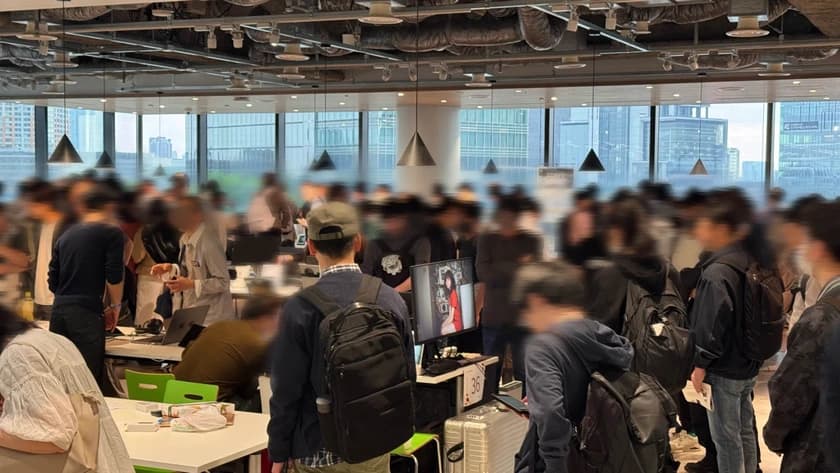 会場の賑わい